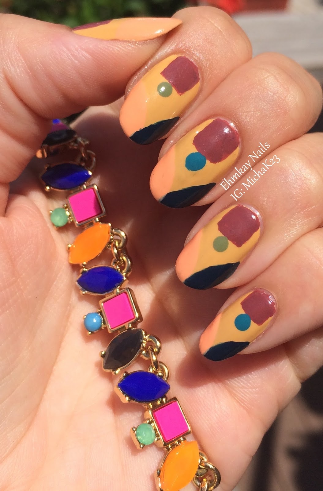 ehmkay nails Nail Art Inspired by Jewelry Round 2