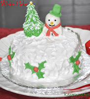 White Cake For Christmas