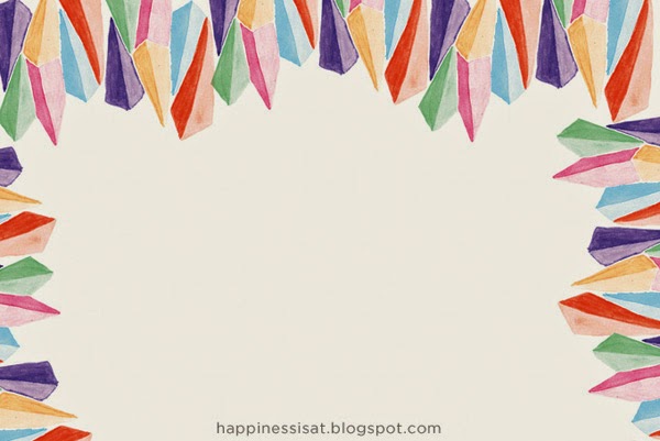 Stationery created by Happiness is - watercolour gems