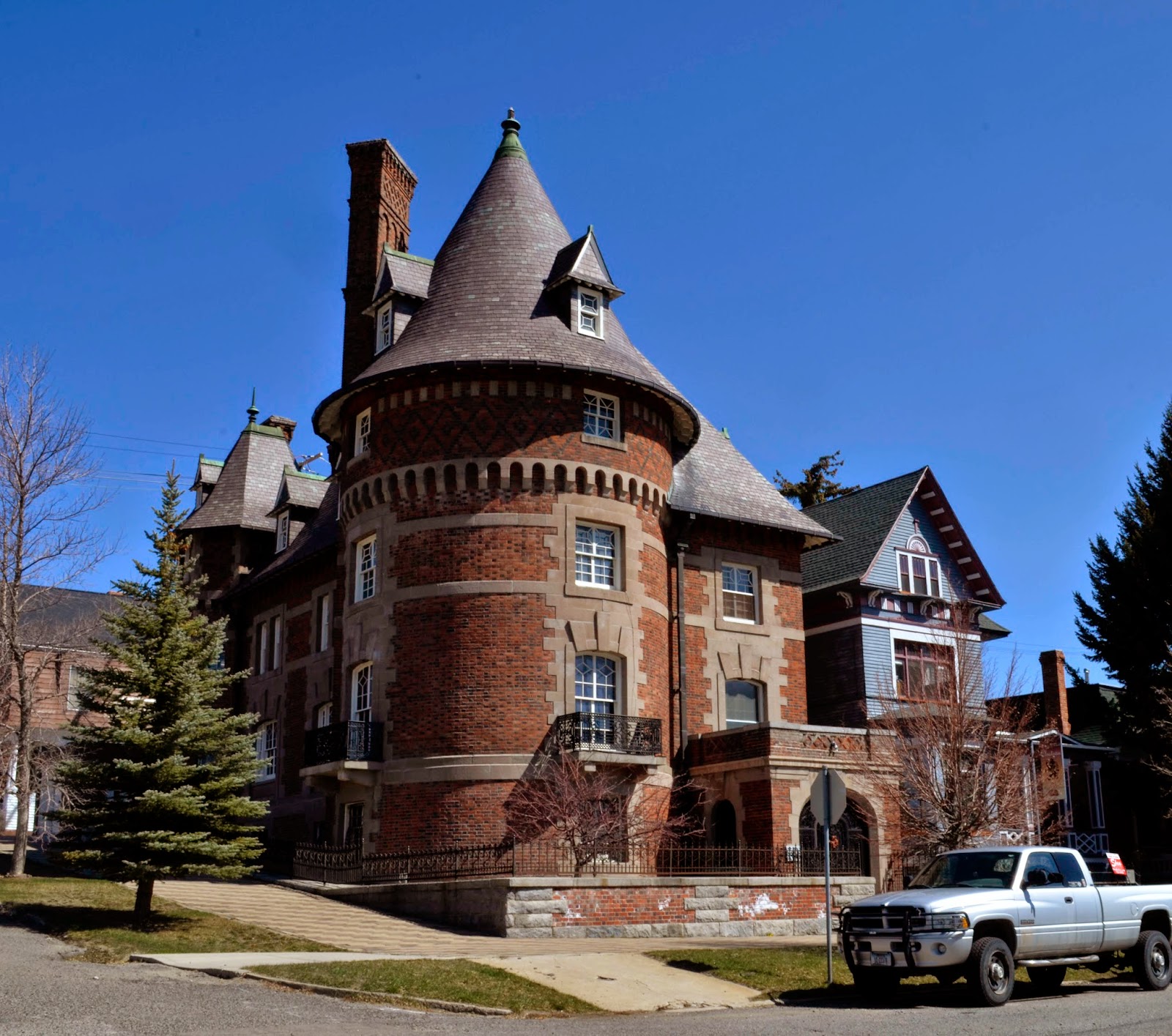Historic Charles Walker Clark Mansion Butte Montana Mansions, Butte