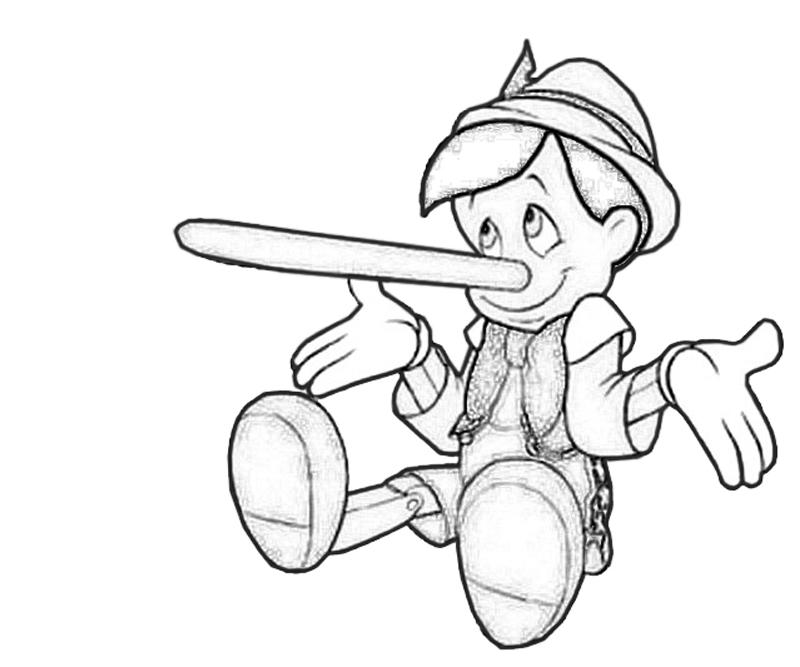 Pinocchio Sitdown Coloring Pages pinocchio-sitdown-coloring-pages