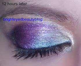 Tropical Blue and Purple Coastal Scents Eye Look 12 hours later Tropical Blue and Purple Coastal Scents Eye Look