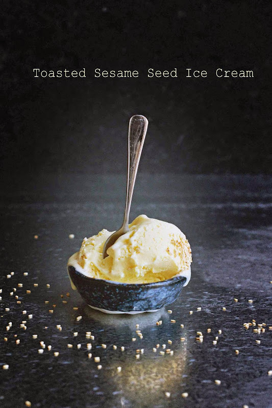 Milk and Honey Toasted Sesame Seed Ice Cream