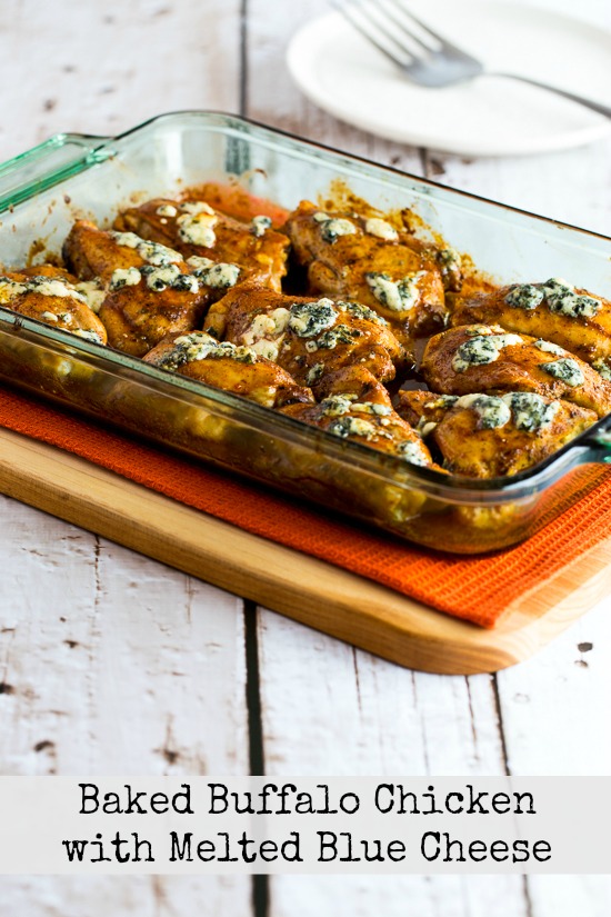 Baked Buffalo Chicken with Melted Blue Cheese (Video) Kalyn's Kitchen