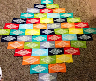 wip quilty makes wednesday anything feel done accuquilt piecing quilt finally tutorial diamond ll around