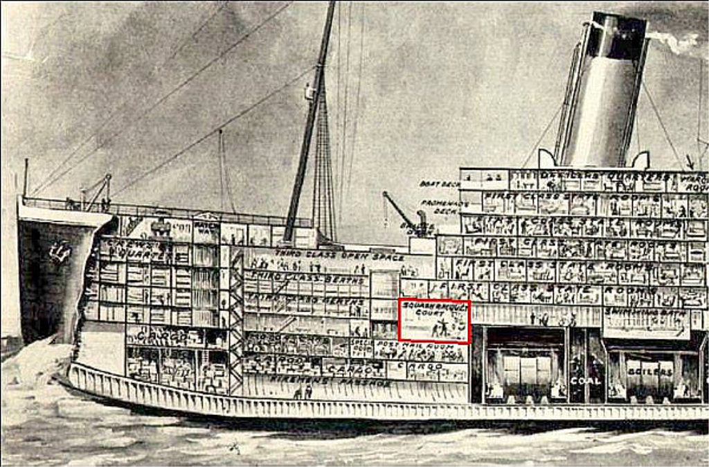 Squash Paineiras Uma partida de Squash no Titanic...