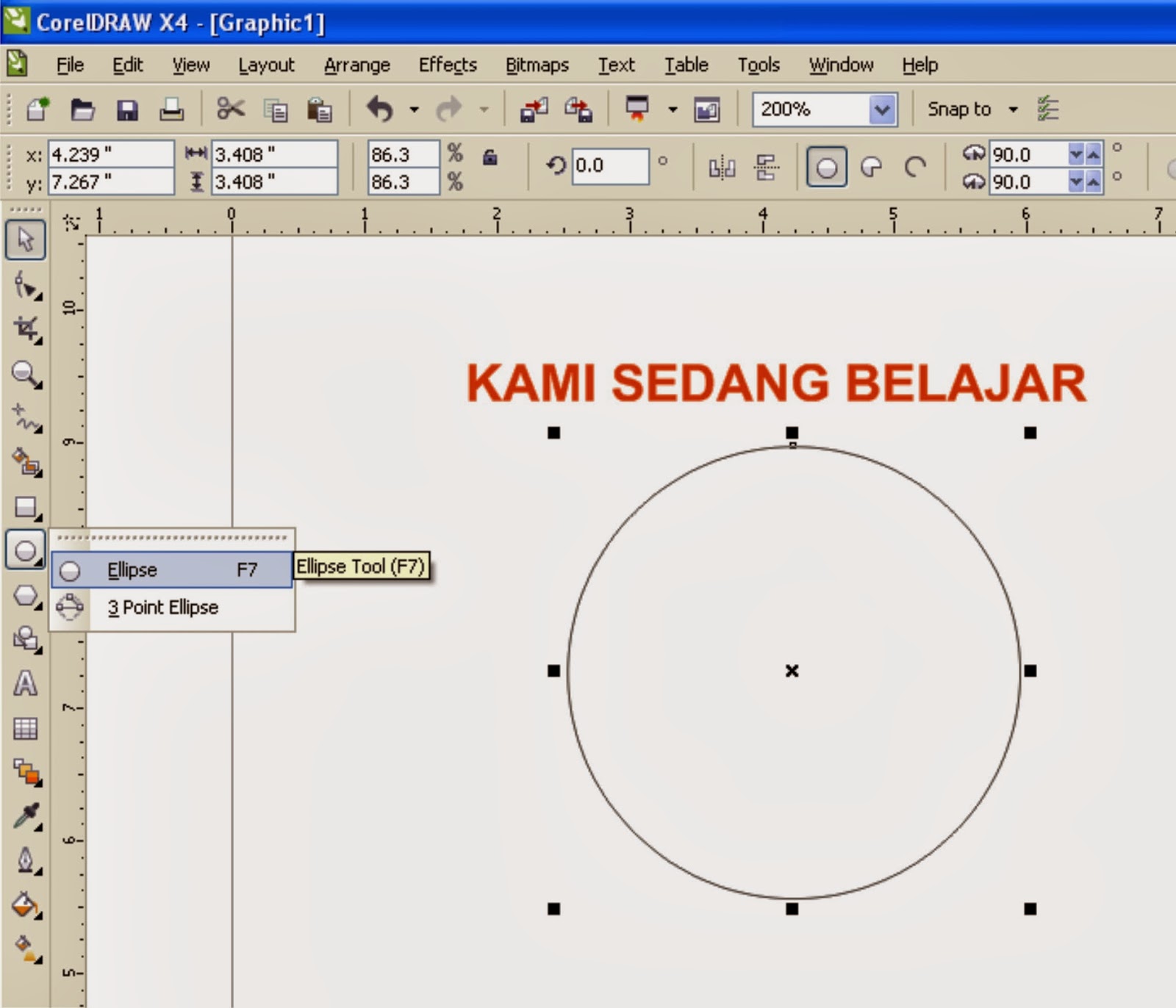 Cara Membuat Tulisan Melengkung di di CorelDRAW