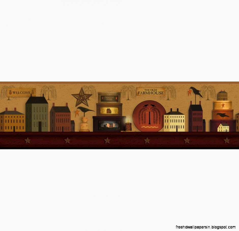Country Shelf Wall Border  Sturbridge Yankee Workshop Country Shelf Wall Border  Sturbridge Yankee Workshop