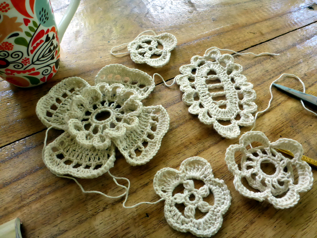 Irish Crochet-Style Motifs