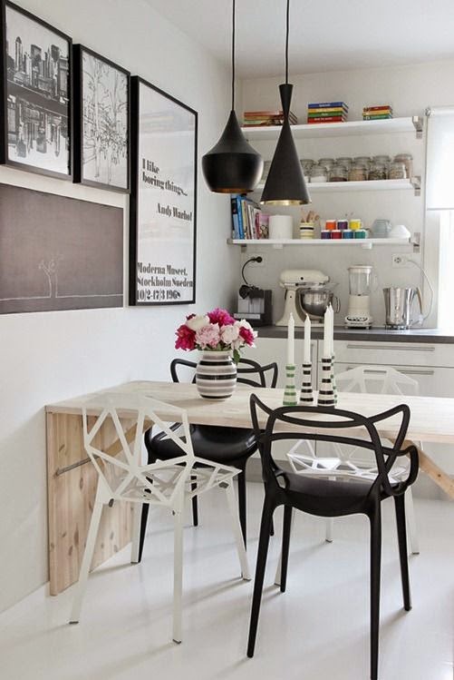De 30 cocinas modernas pequeñas llenas de inspiración Cocinas vintage modernas