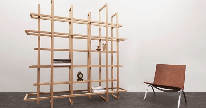 Marzua: Frames 2.0, una estantería de diseño fabricada con madera
