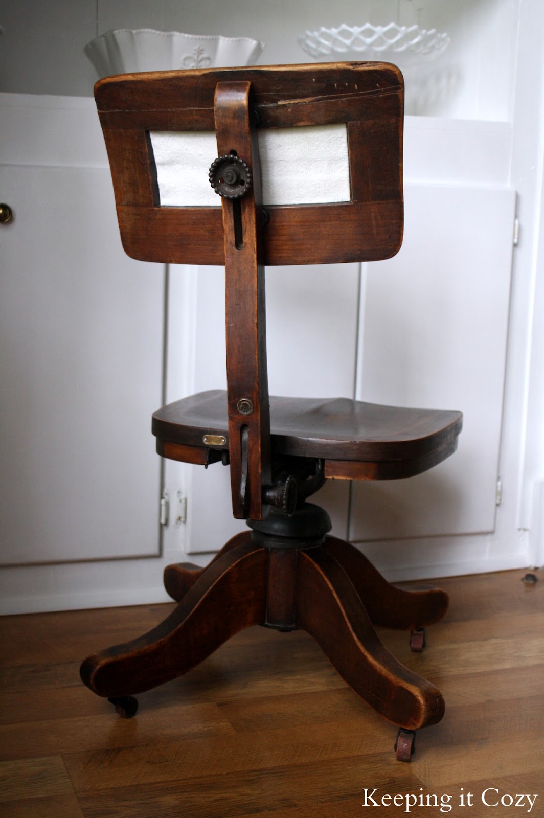 Keeping It Cozy Refinishing an Antique Chair
