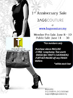 Bags Couture 1st Anniversary Sale Bags Couture 1st Anniversary Sale