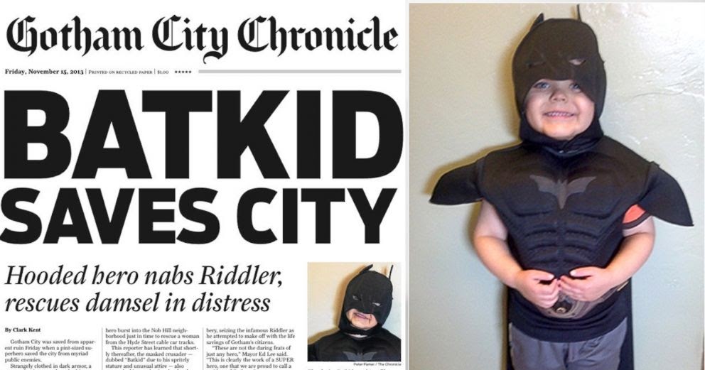 Living the CHILD LIFE Holy MakeAWish, Batkid!