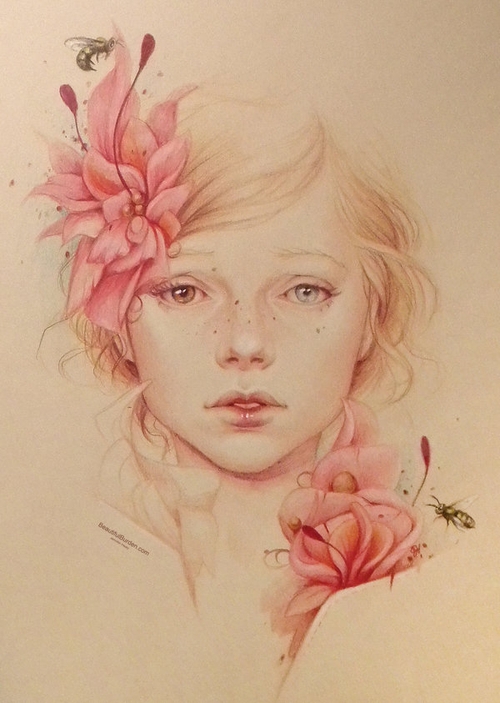 11-Spring-Jennifer-Healy-Traditional-Art-Color-Pencil-Drawings-www-designstack-co