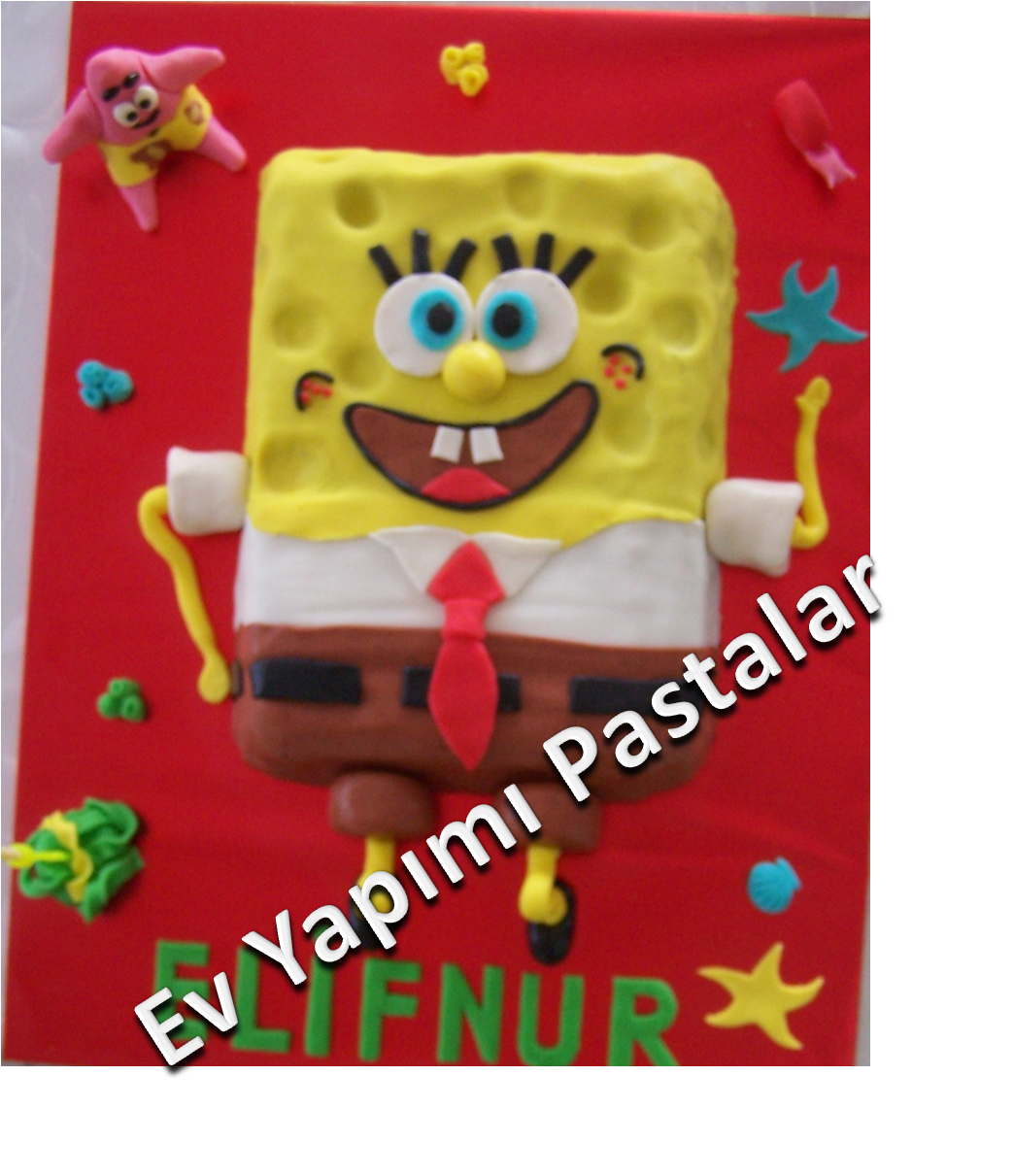 Ev Yapımı Pastalar Sünger Bob