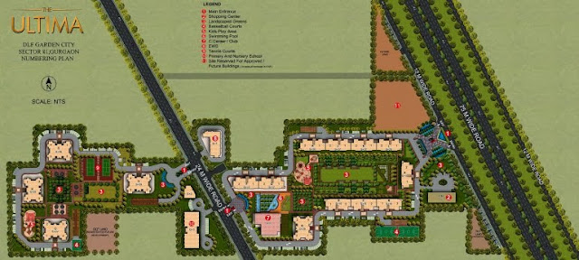 dlf ultima phase 2 site map