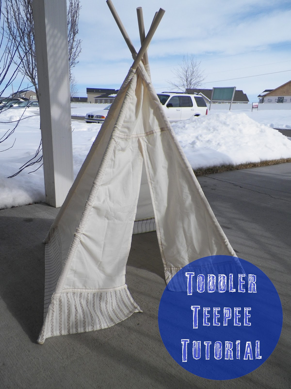 Elizabeth Ave Toddler Teepee Tutorial