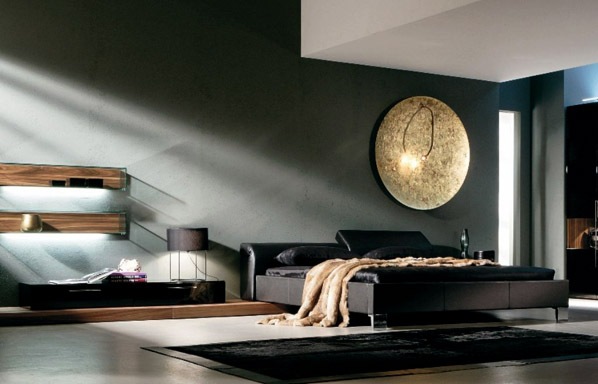 innenarchitektur design: Schlafzimmer schwarz weiß