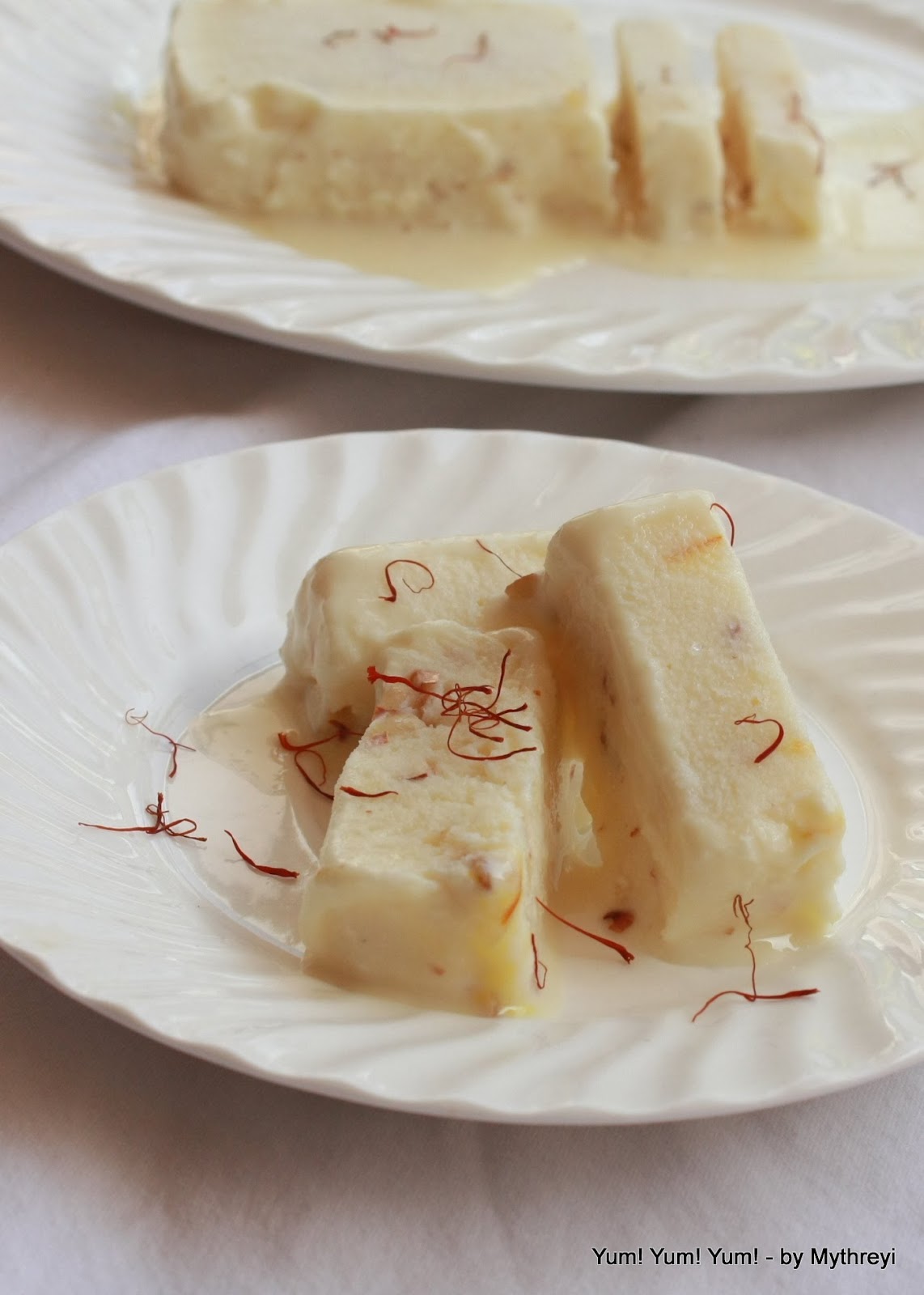 Yum! Yum! Yum! Kesar Badam Kulfi Saffron Almond Ice Cream Bars