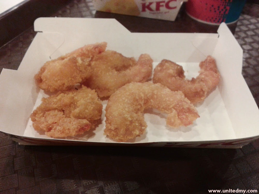 Crispy prawn KFC Malaysia 