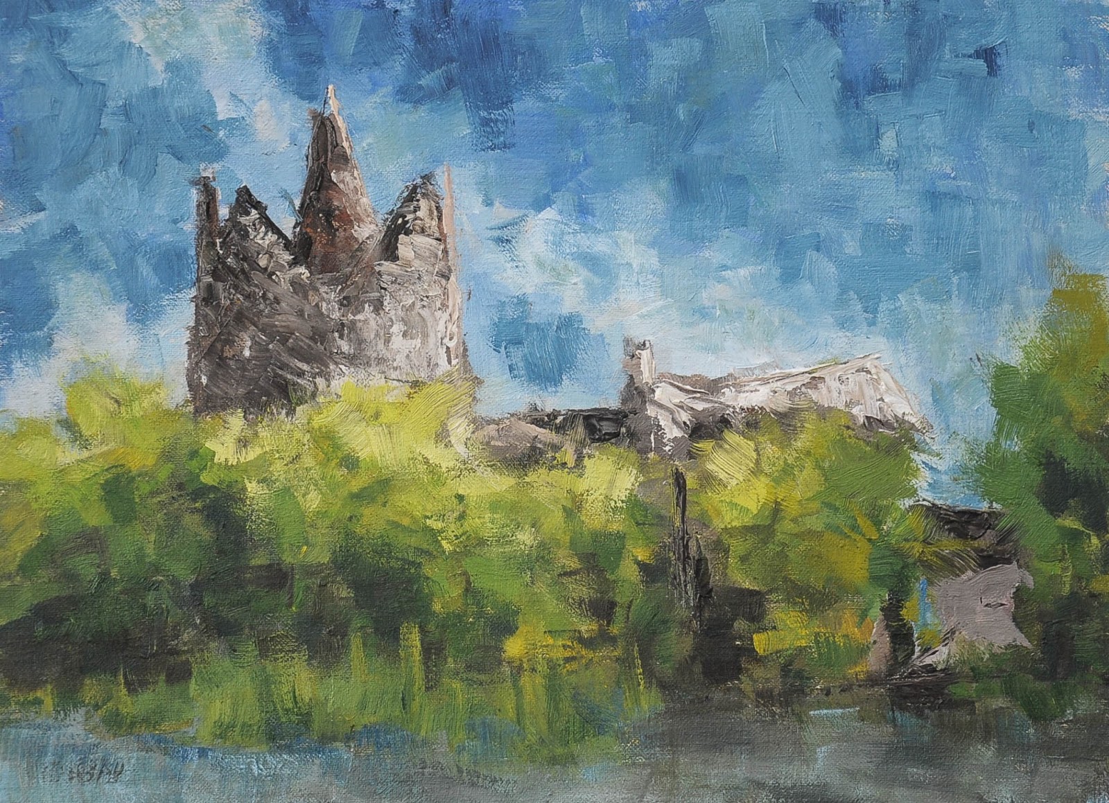 paint impressionist style paint impressionist style