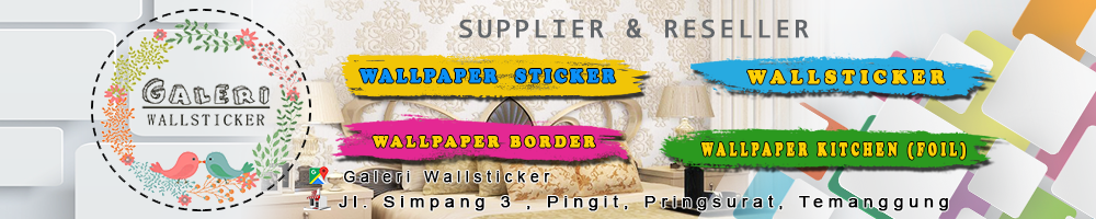 Grosir Wallsticker & Wallpaper Sticker
