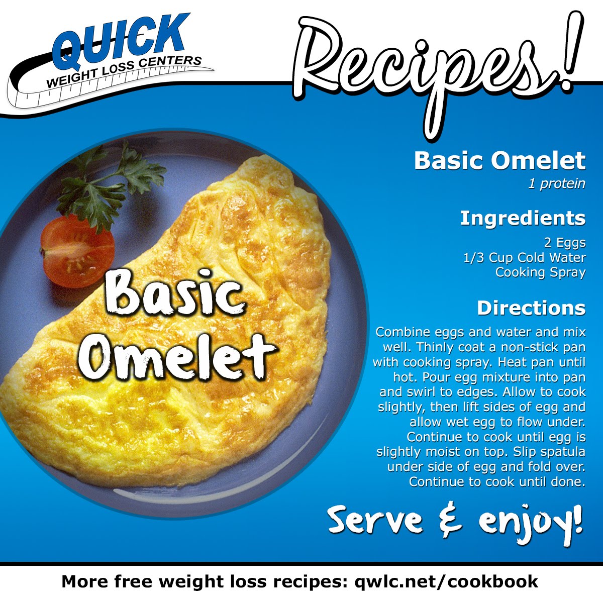Quick Weight Loss Centers Quick Weight Loss Recipes Basic Omelet