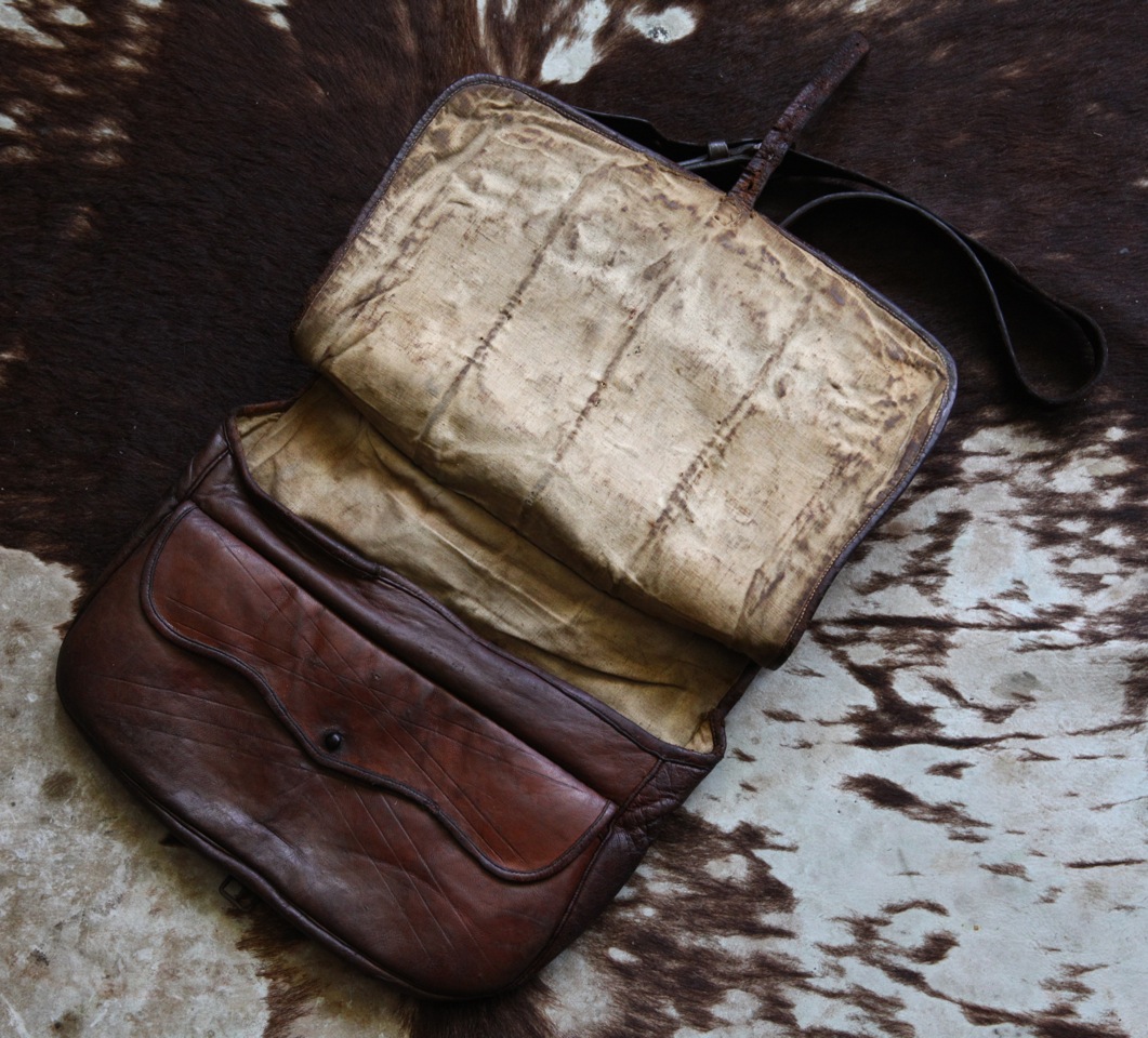Contemporary Makers Antique German Hunting Bag