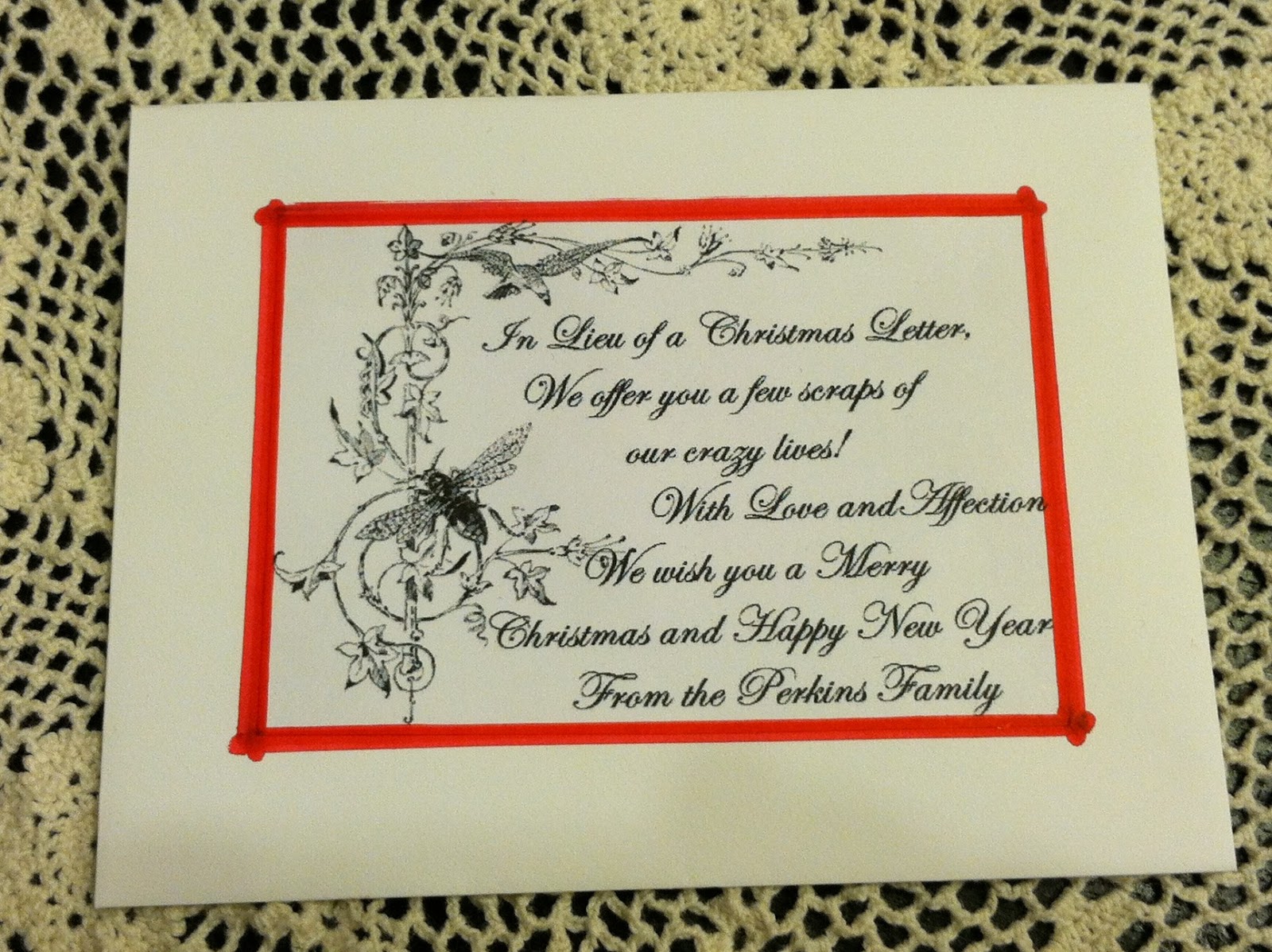 Pollyanna Reinvents: An Unlikely Christmas Letter