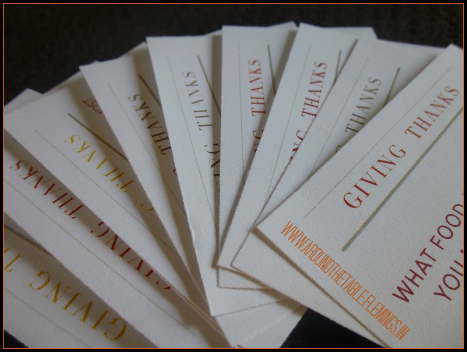 around the table book ten thanksgiving conversation starters avery templates 28878 business cards