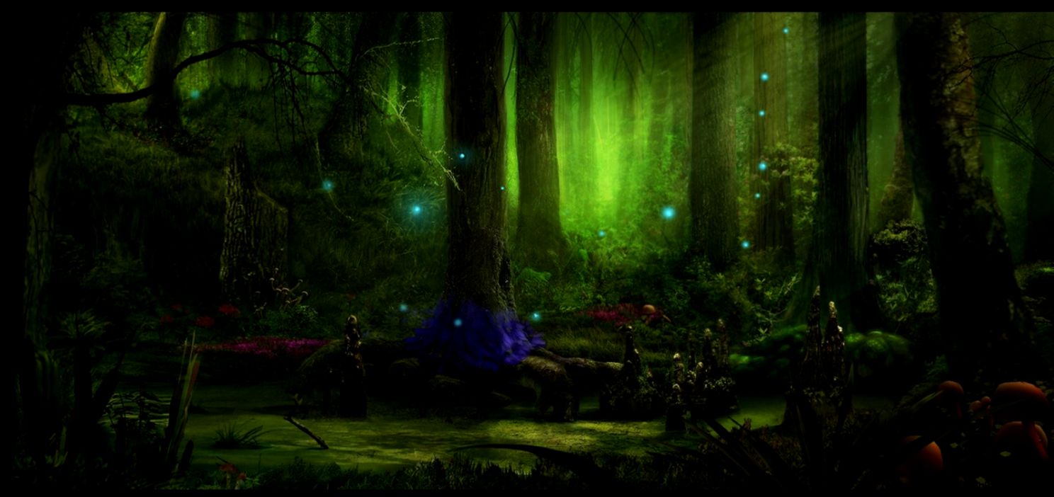 Fairytale forest wallpaper Fairytale forest wallpaper