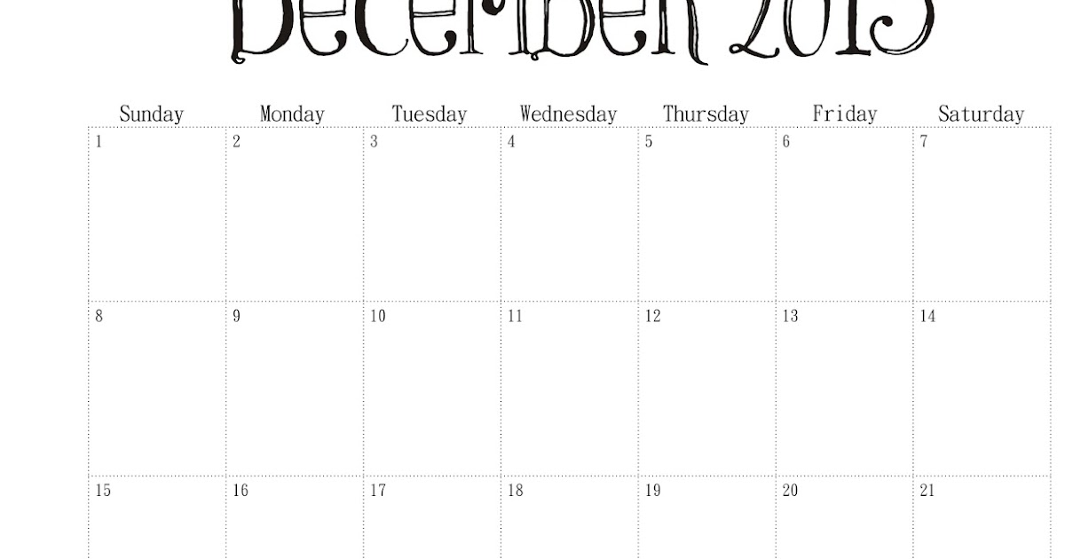 Free Calendar: December 2013