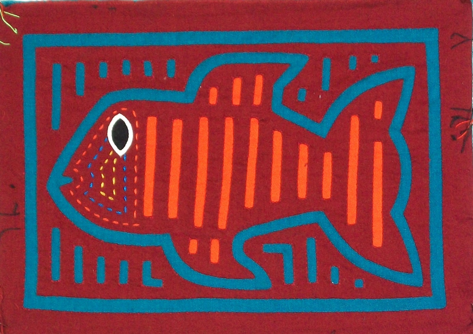 Julie B Booth More Fish Stories Doubled Freezer Paper Stencil