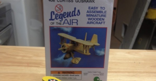 Wooden Aircraft 406 Curtiss Goshawk 3d Model Kit Legends of The Air for sale online 