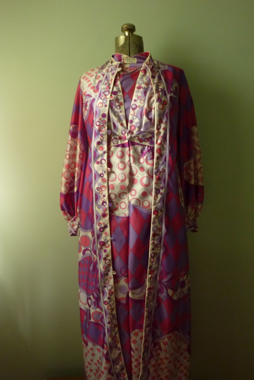 Vintage 1960s Pucci Gown and Robe Set