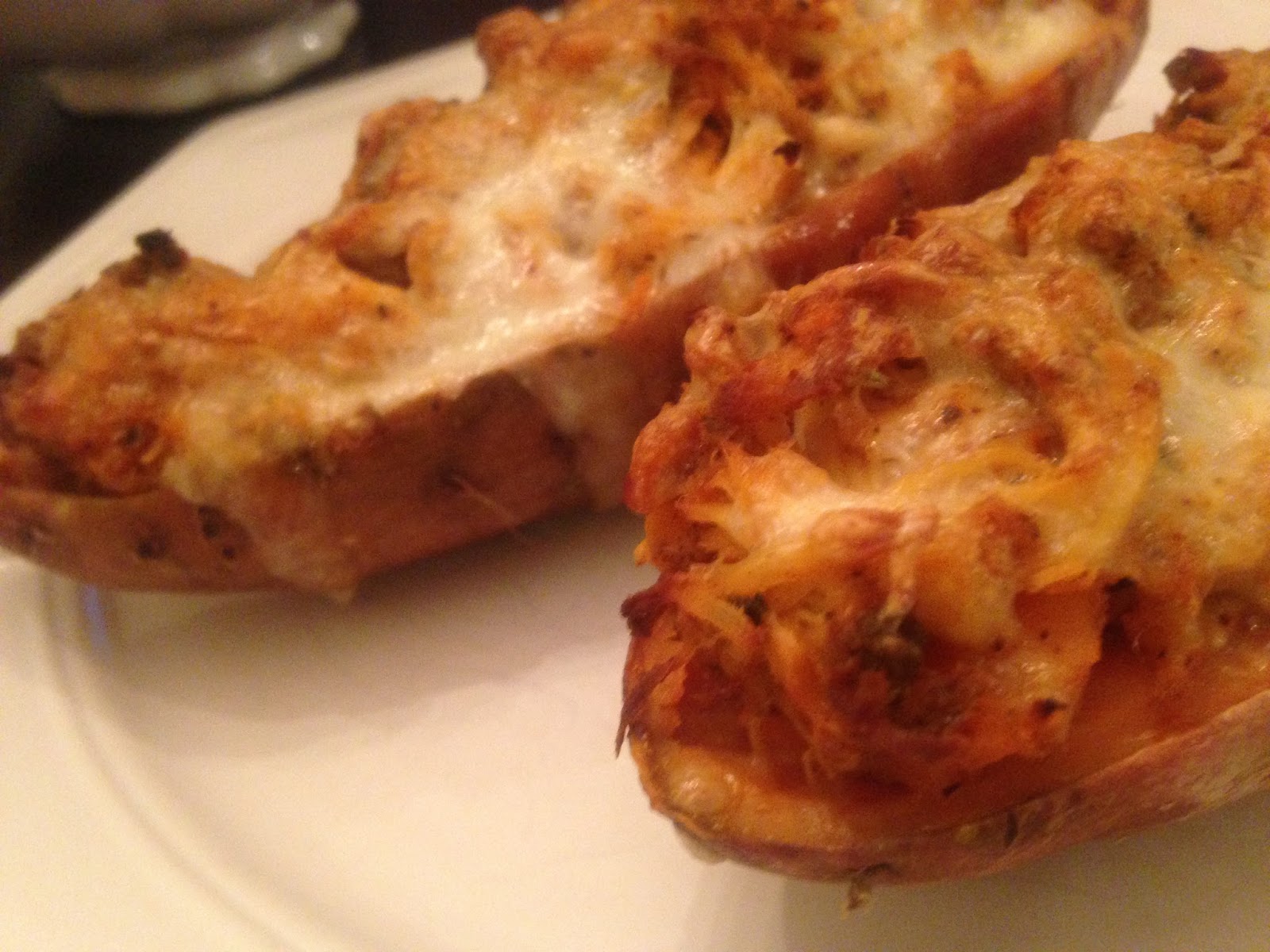 Chipotle Chicken Sweet Potato Boats Foodie Friday with Beth