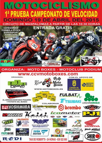 CCV MotoBoxes 2015 Gran Canaria CCV MotoBoxes 2015 Gran Canaria