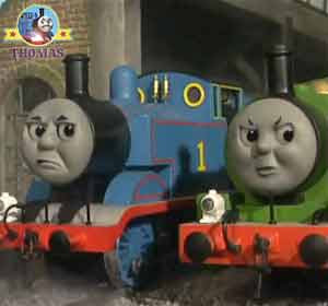Thomas the tank engine and Percy the small green engine are cross Edward the train was a good friend