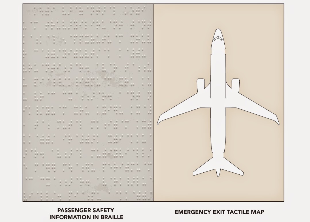 IRC Print and Design Aviation Blog Braille Safety Cards for Passenger