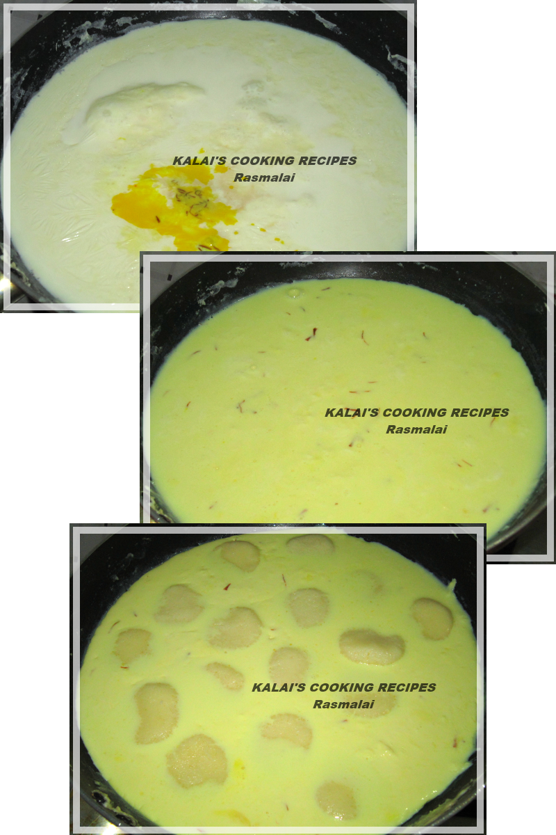Rasmalai Indian Cottage Cheese Balls with Sweet Milk Rasamalai