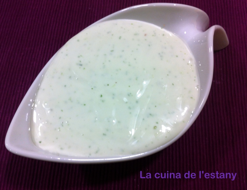 La cuina de l'estany SALSA BLANCA DELS KEBABS