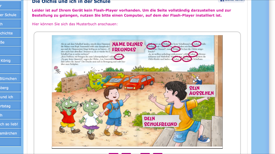 Passend Zur Einschulung Ein Personalisiertes Buch Mit Den Olchis Mit Kinderaugen