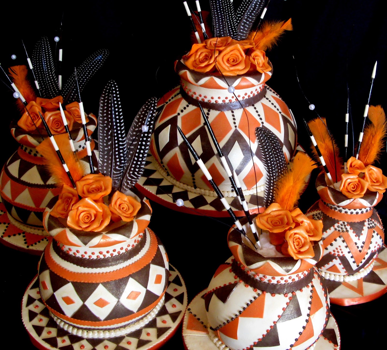 Sugarcraft by Soni Traditional Five African Pots