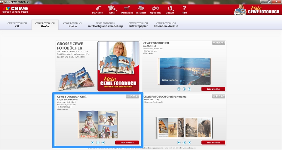 Kathrins Blog Getestet Cewe Fotobuch Gross Hardcover