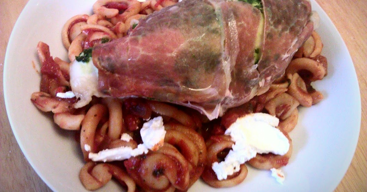 Everything Goes With Toast Chicken stuffed with spinach, fig & goats