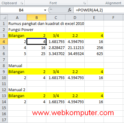 Blog Teguh Tutorial Microsoft Excel Untuk Sekolah Menengah Pertama