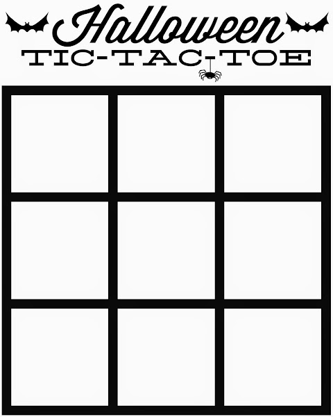 Printable Halloween Tic-Tac-Toe @ Blissful Roots