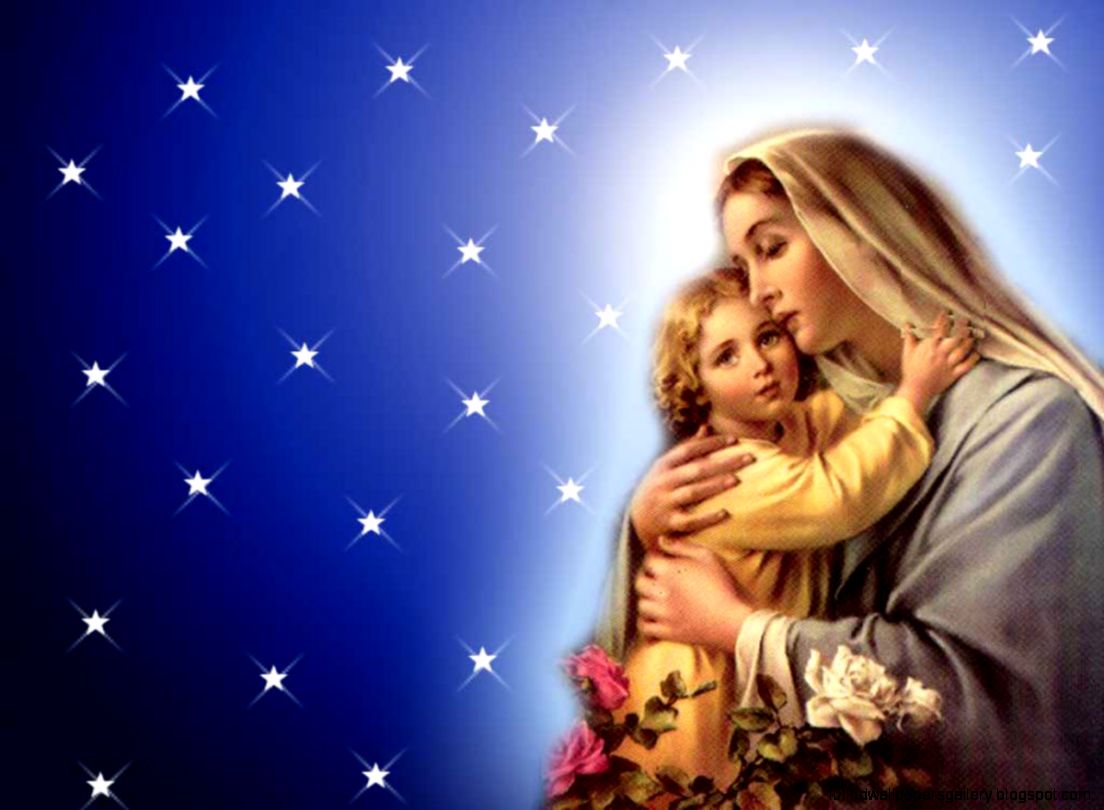 Jesus Mother Mary Wallpapers Full Hd Wallpapers