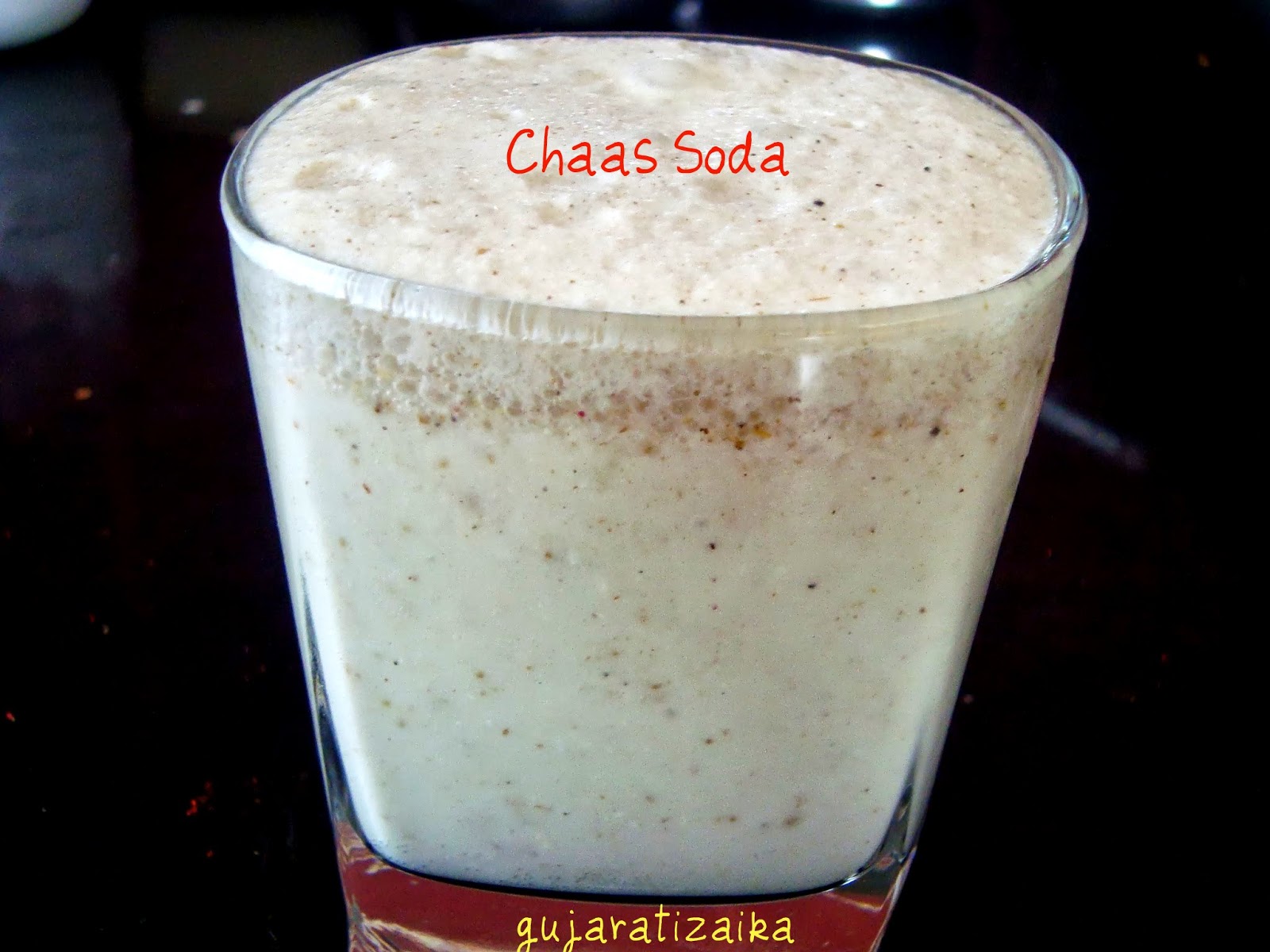 Gujarati Zaika Chaas Soda (Butter Milk Soda)